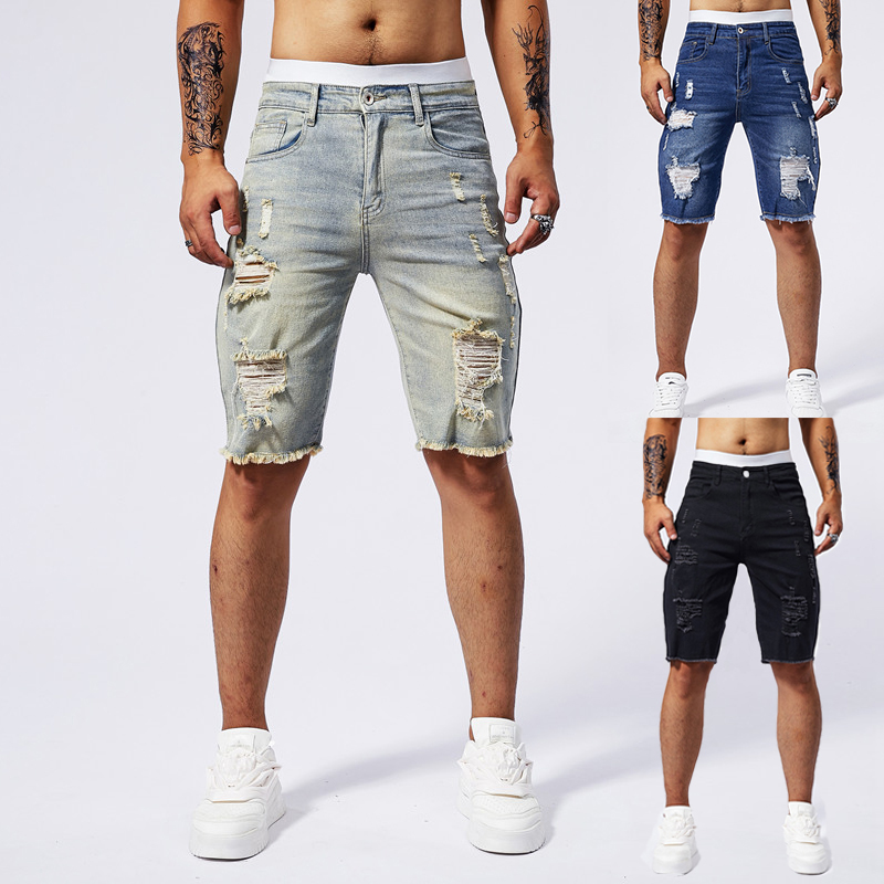 Streetwear Brand Vintage - 2023 letnie nowe męskie zgrywanie spodenki