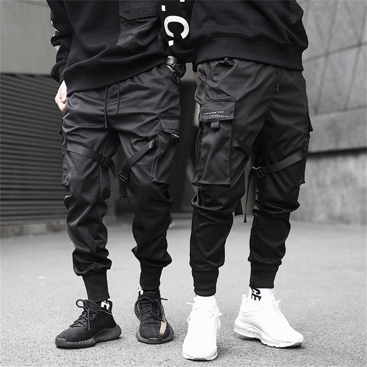 Czarne spodnie Cargo w stylu h – Streetwear Brand Clothing recenzja i cena