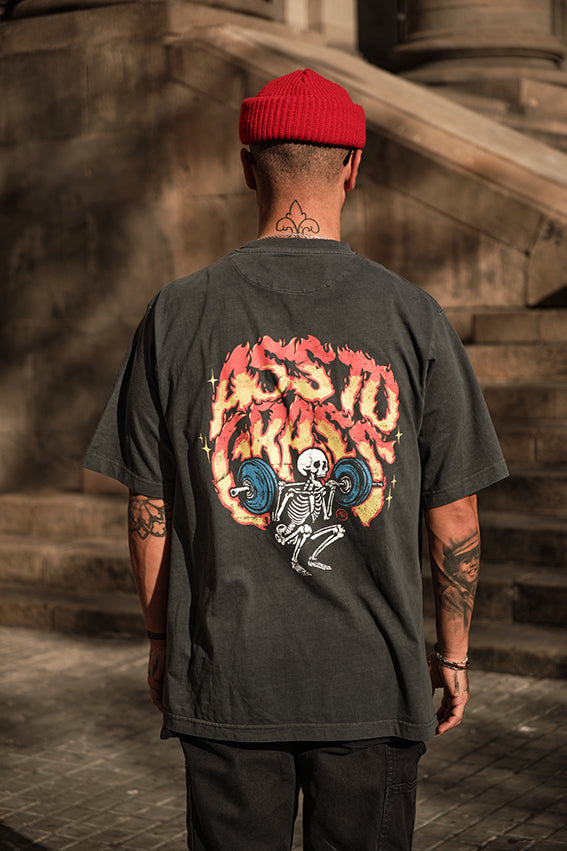 Koszulka z grafiką Ass To Gras – Streetwear Brand Clothing recenzja i cena